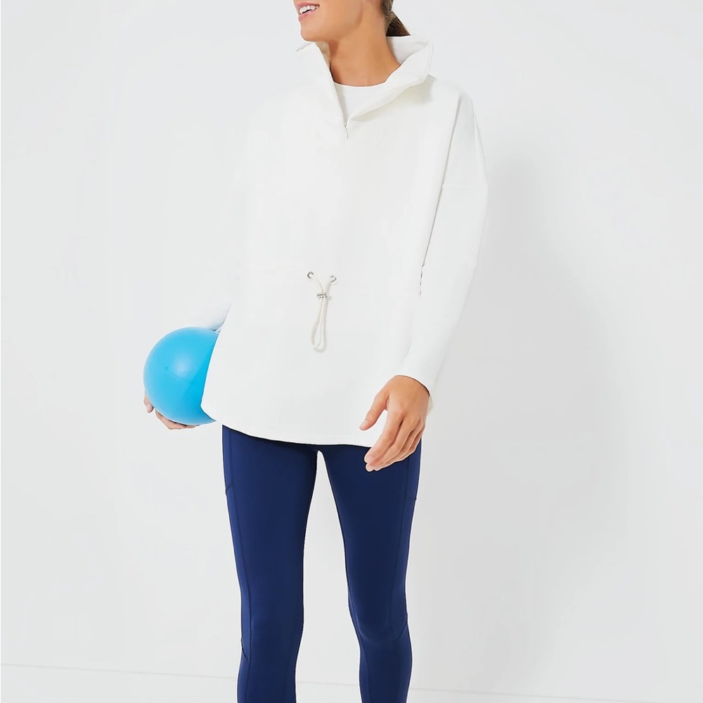 TNUCK SPORT
White Cinched Natalie Quarter Zip - Picture 1 of 11